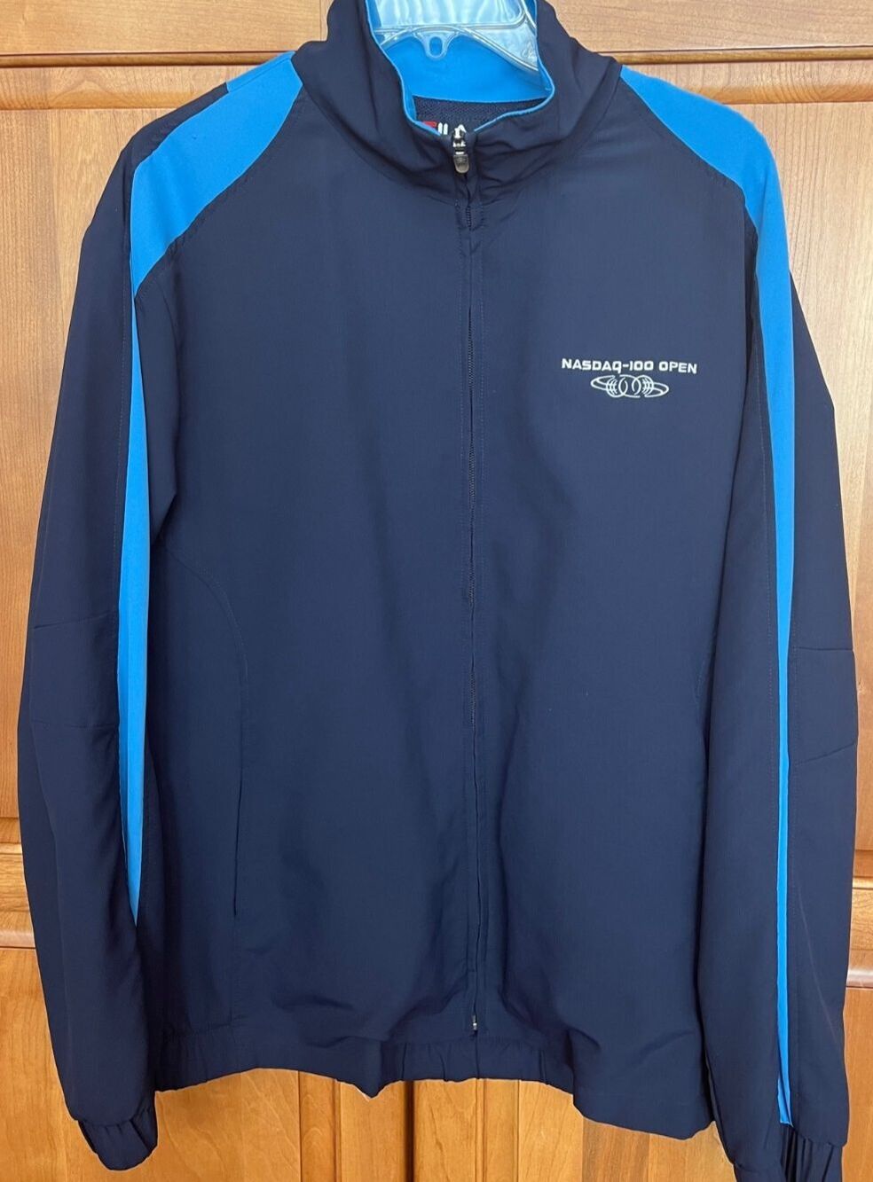 FILA Jacket Blue NASDAQ 100 Open 2002 Tennis Classic Size Men's Small